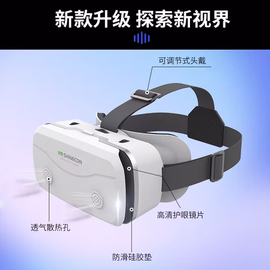 42uvirtual Reality Vr Headset Doule Display 3D-Videobrille