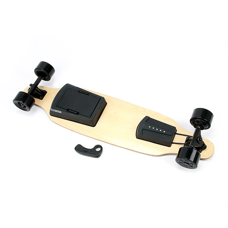 Removable Battery Fish Board Longboard Electric Skateboard with Remote Control