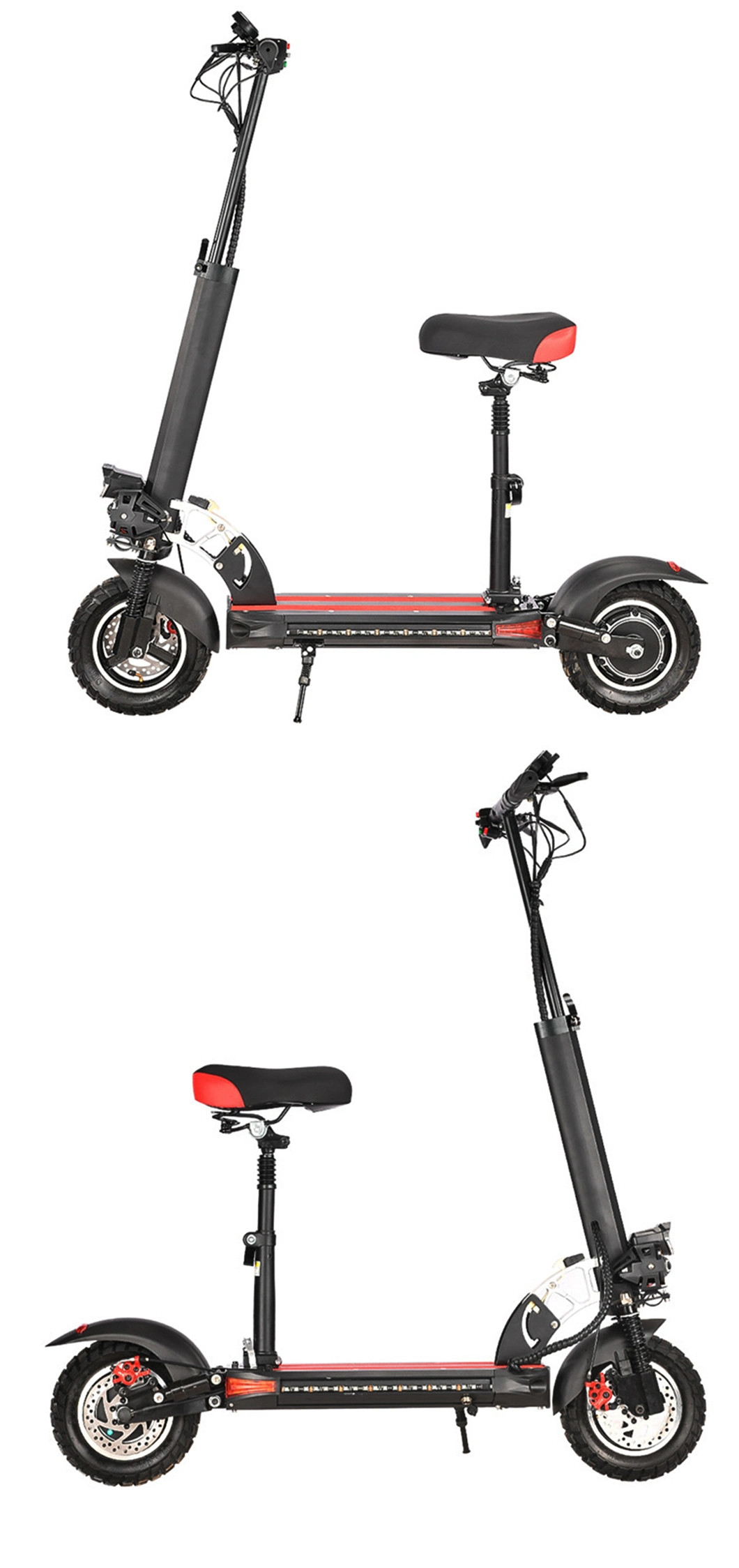 Cheap Adult 45km/H off Road Electric Scooter Foldable Mobility E-Scooter Electric Scooter 500W with Seat