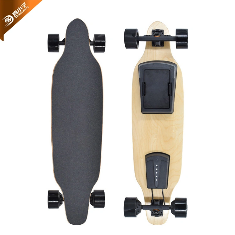 Removable Battery Fish Board Longboard Electric Skateboard with Remote Control