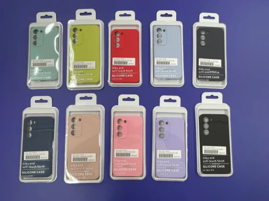 Großhandel Liquid Silicon Cover Phone Protect für Samsung S23 S23plus S22 Ultra Silikonhülle stoßfest