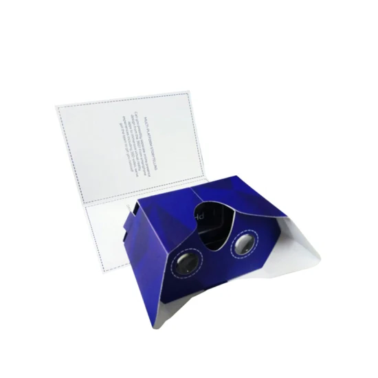 Kleine VR-Brille, 3D-Papierbox-Brille, einfache Installation, VR-Brille, Virtual-Reality-Brille